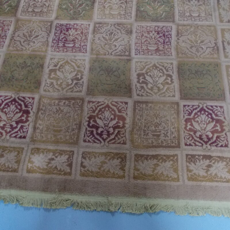 Multi-Color Block Rug; 8' x 11'