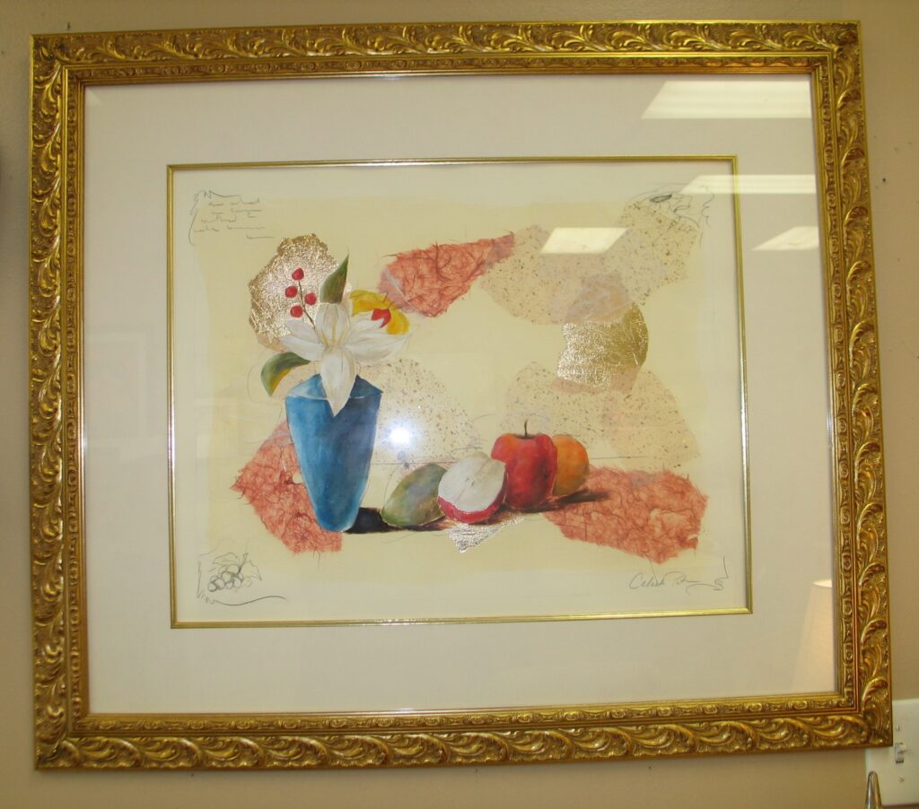 Mixed Media Oil and Paper 