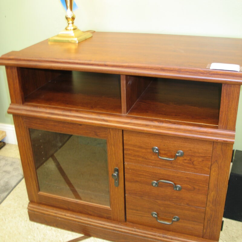 Two Door TV Console; 35.5" x 23" x 31"