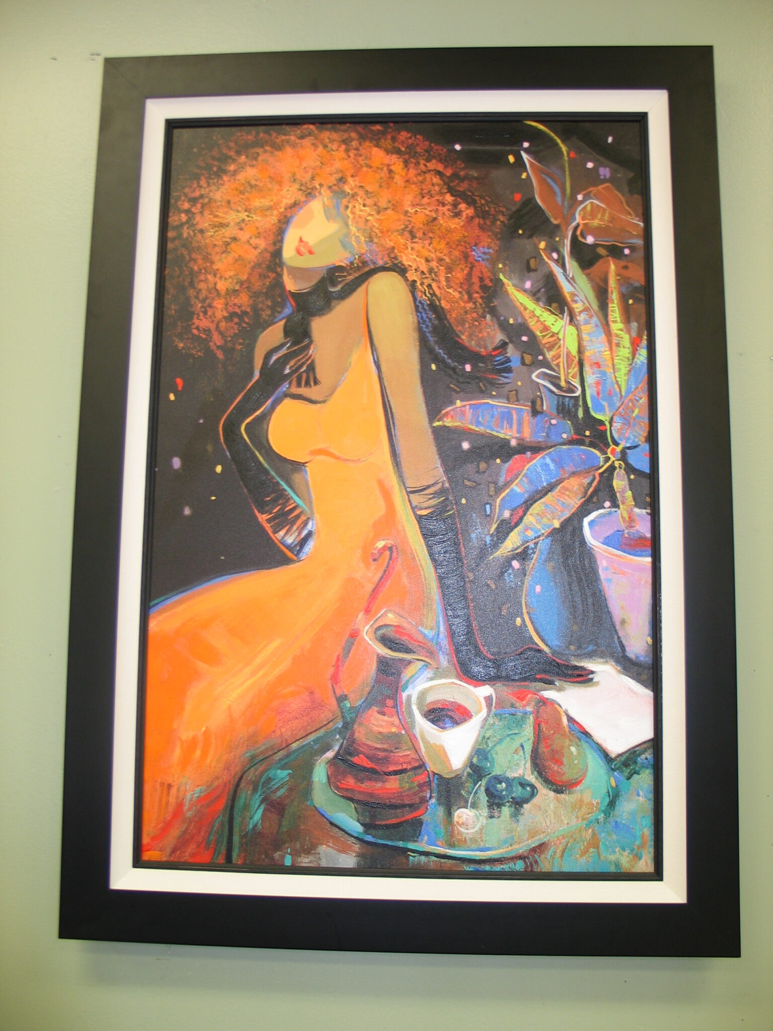 "First Snow, First Letter" by Irene Sheri Giclee with C.O.A; 36" x 24"