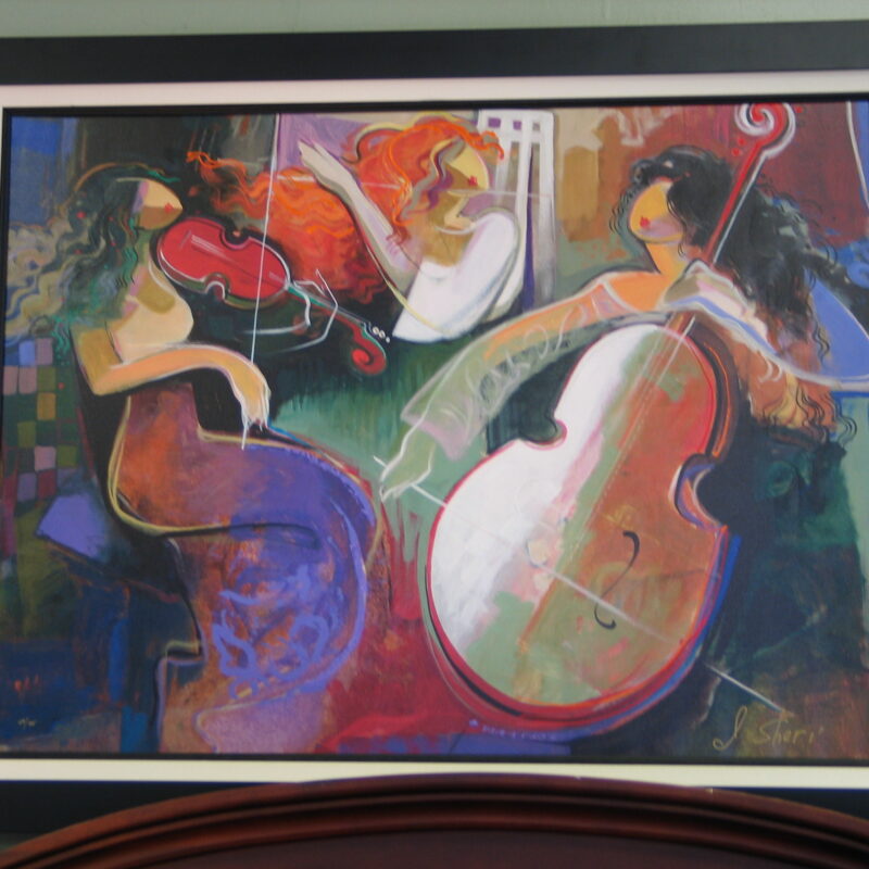 "Trio" by Irene Sheri Giclee with C.O.A; 30" x 40"