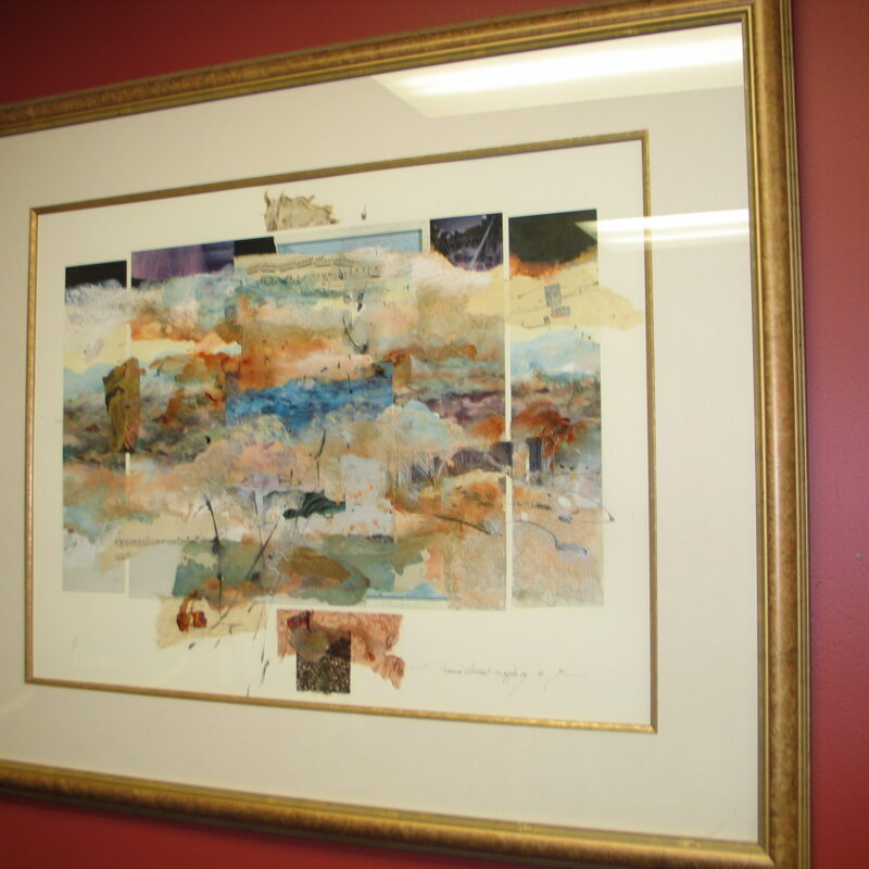 JoAnne Miller Rafferty Mixed Media Collage; 45" x 38"