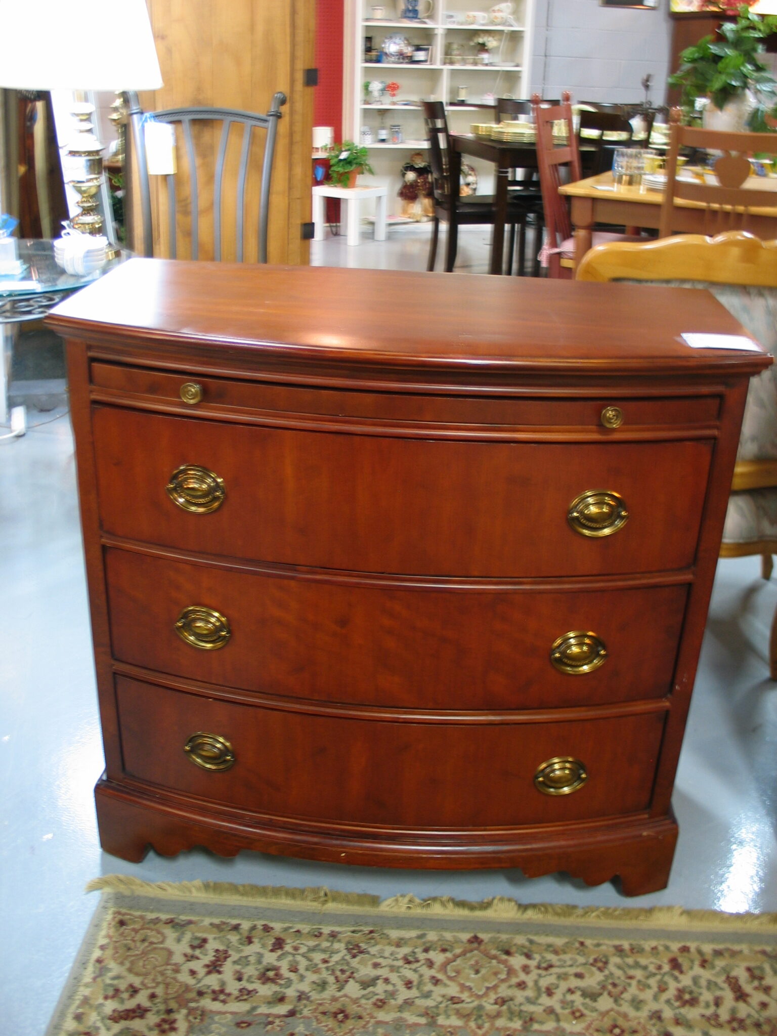 3-Drawer Chest with Pull-Out Surface; 36" x 18" x 34"
