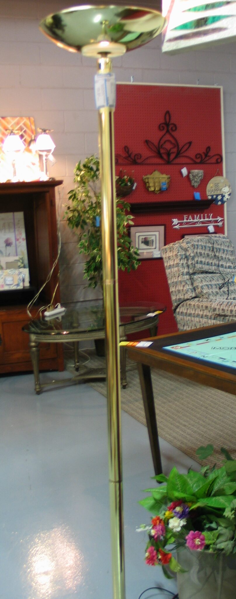 Gold Torche Lamp