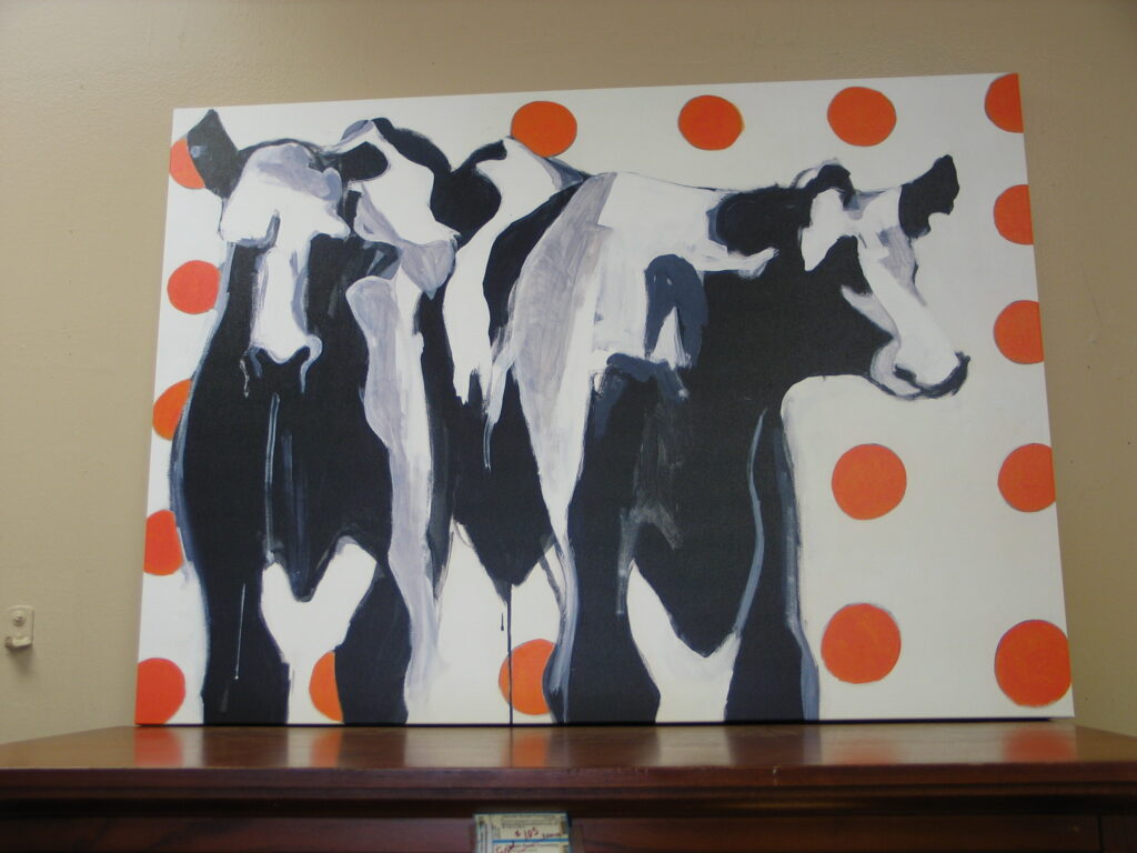 Cows on Canvas; 48